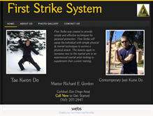 Tablet Screenshot of firststrikesystem.com